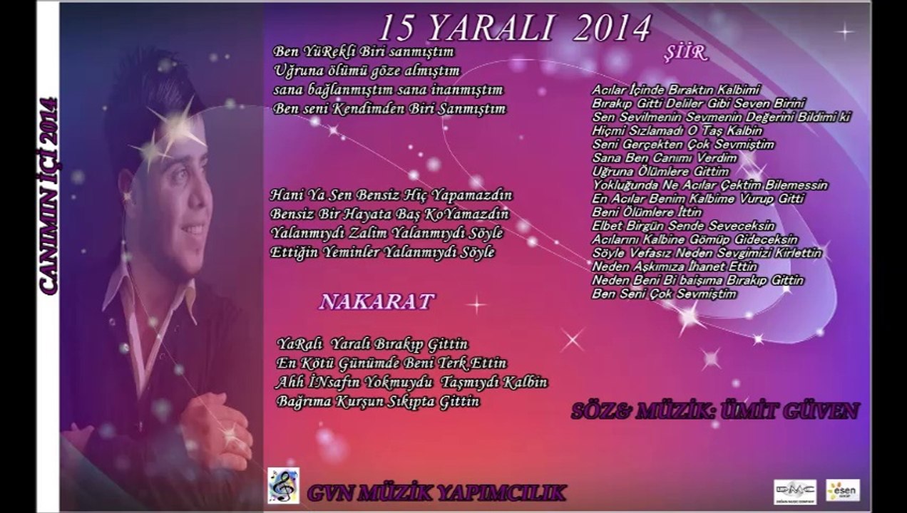 15.ÜMiT GüVeN  YARALI  2014