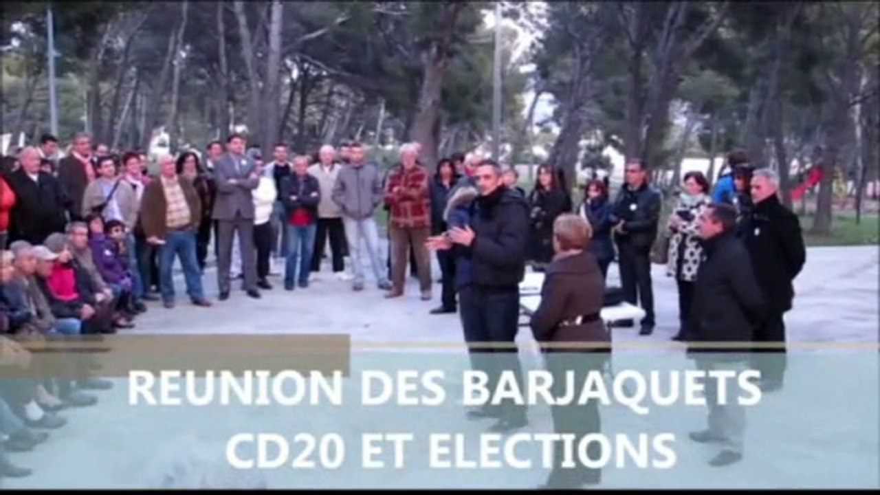 RENCONTRE BARJAQUETS CD20 ET ELECTIONS