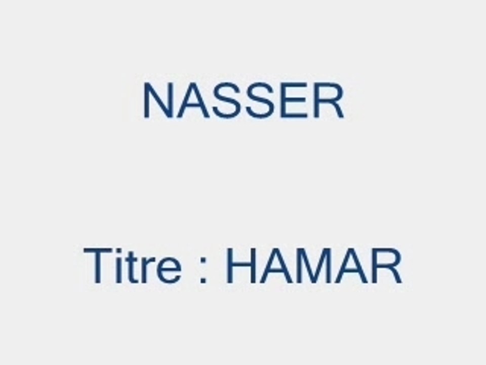 NASSER - HAMAR