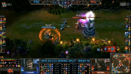 LCS EU W10D2 Game 3 FNC vs MIL