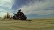 Glisse sur sable Raptor 700 yamaha - GoPro Slow Motion  Quad Raptor spécial édition