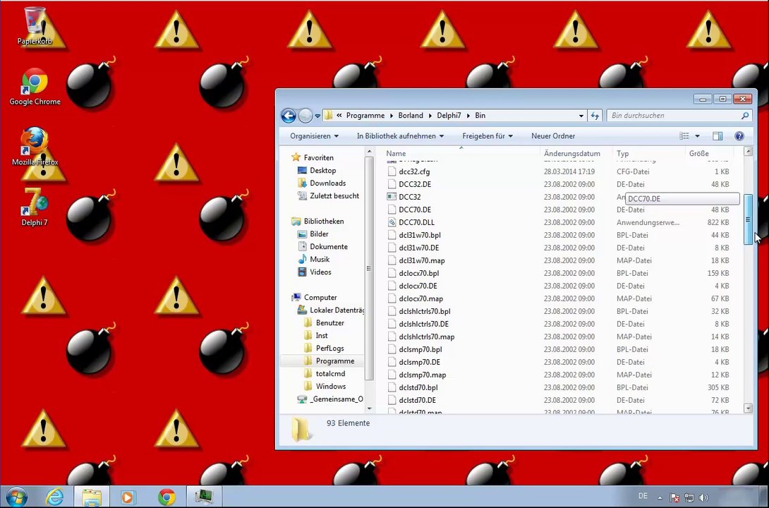 Delphi 7 auf Windows 7 in 7 Minuten