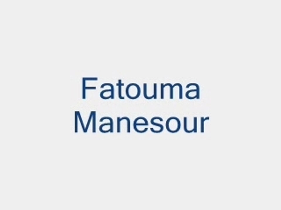 Fatouma Manesour - Chanson 7