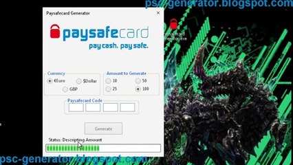 Paysafecard code Generator - Direct Download March 2014 [Proof]