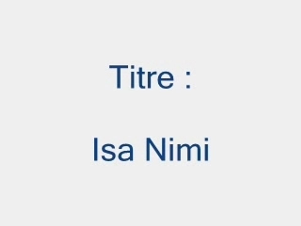 Isa Nimi