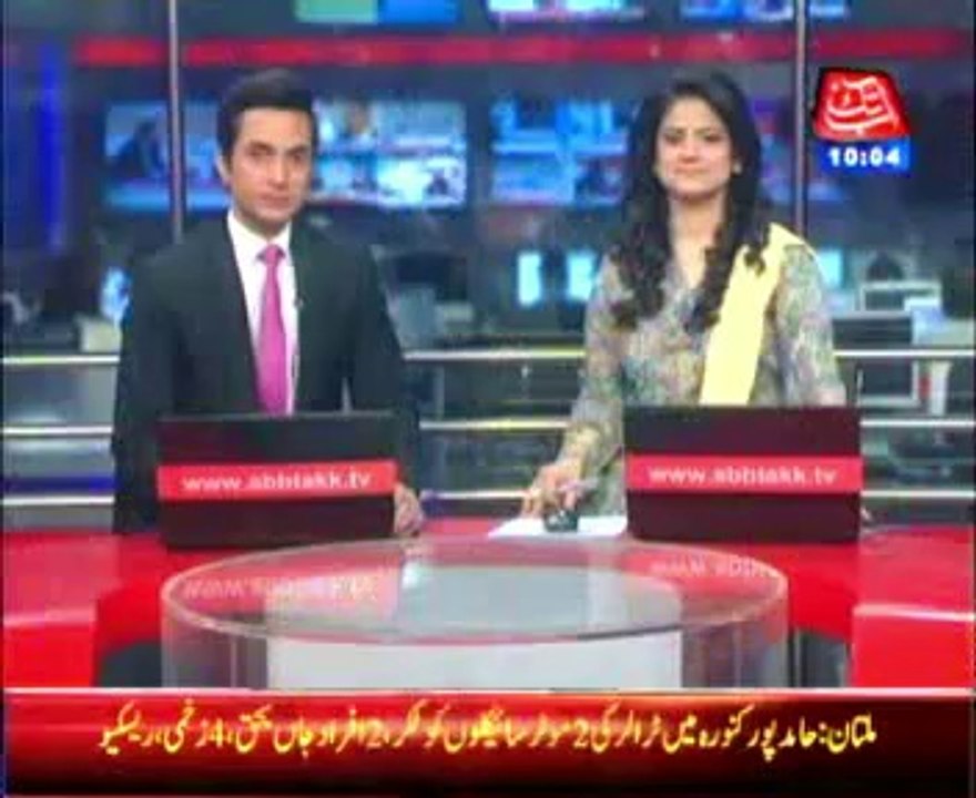 Two killed in a road accident in Multan