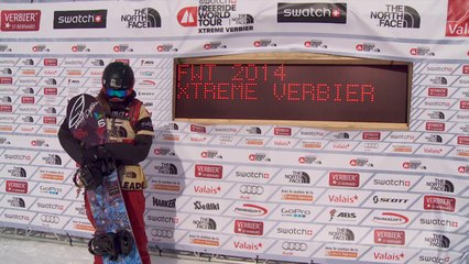 FWT14 - Run of Bib #1 Shannan Yates USA - Xtreme Verbier 2014