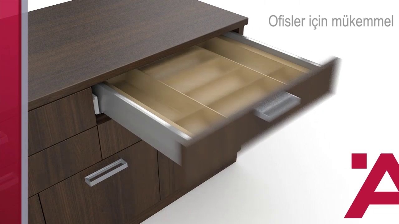 Hafele Türkiye | MOOVIT Çekmece Sistemi
