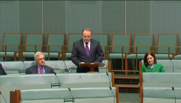 House of Representatives Address in Reply (A.K.A. Maiden Speech)