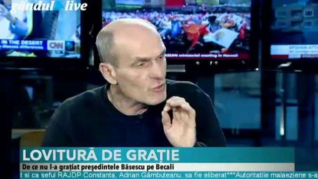 Cristian Tudor Popescu despre gratierea lui Gigi Becali