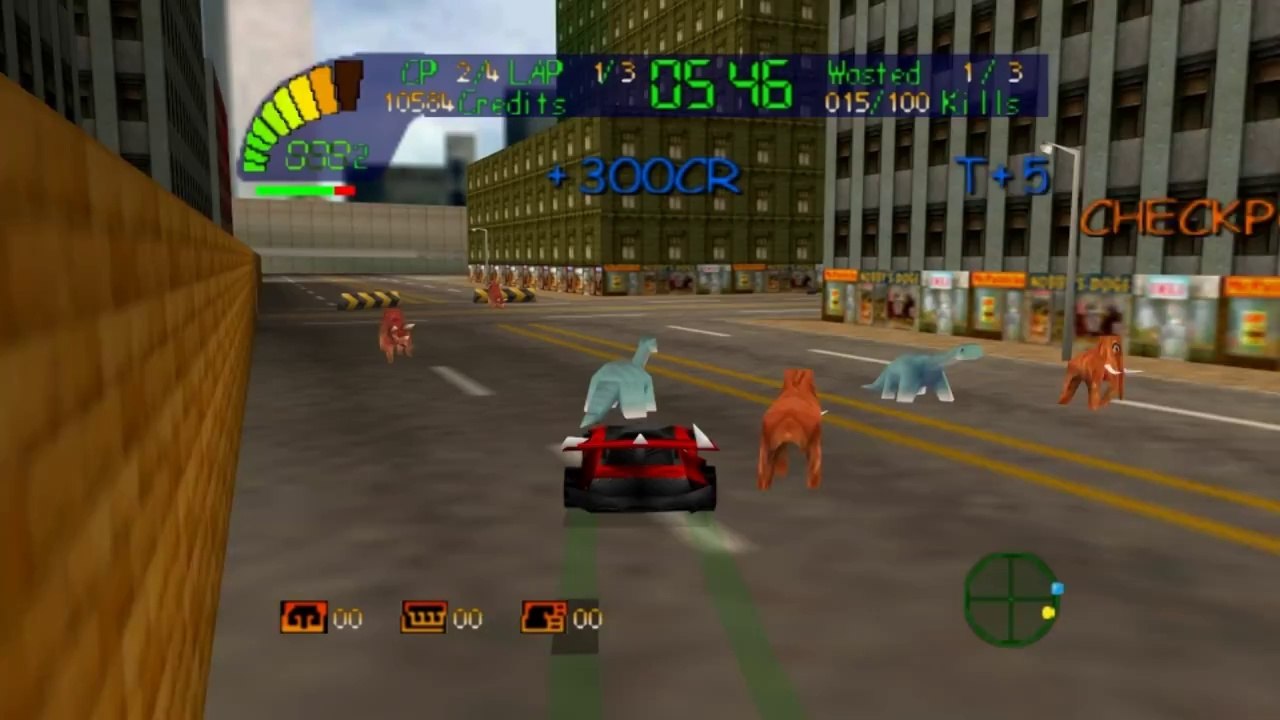 Carmageddon 64 HD on Project64 Emulator (Widescreen Hack)