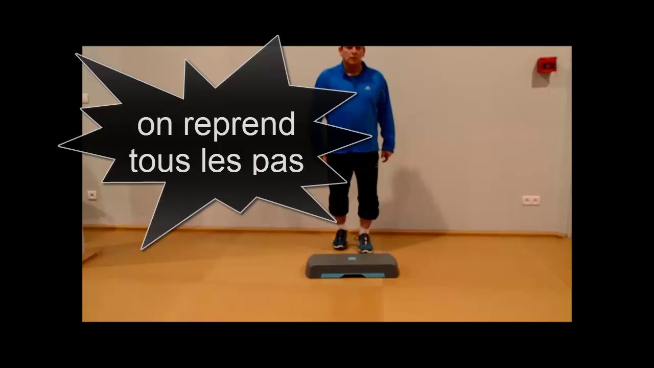 Chorégraphie step débutant