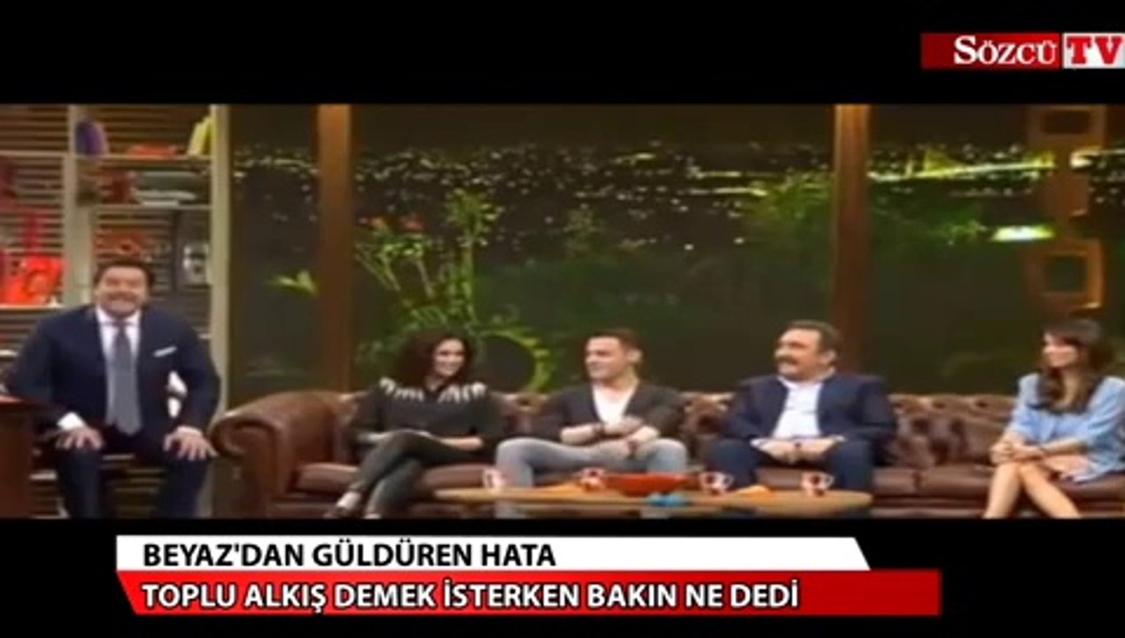 Beyaz'dan güldüren hata