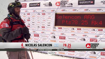 FWT14 - Run of Bib #5 Nicolas Salencon ARG - Xtreme Verbier 2014