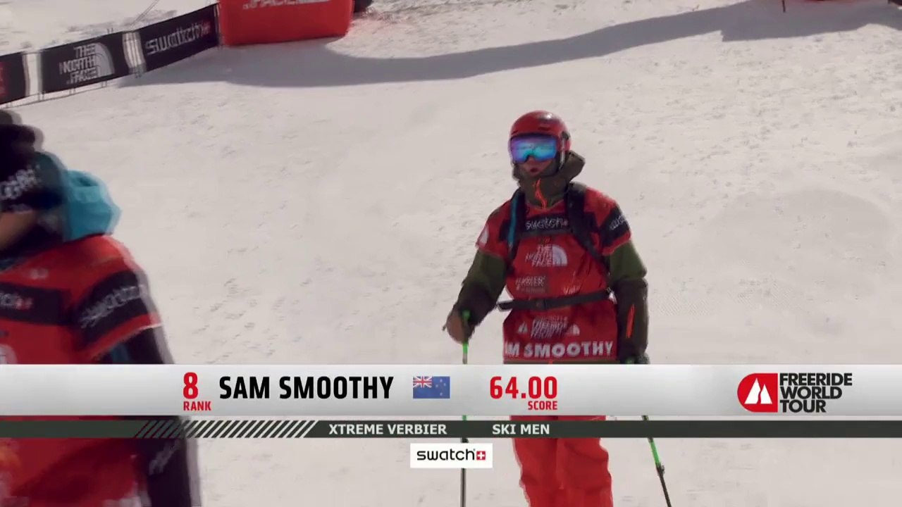 FWT14 - Run of Bib #9 Sam Smoothy NLZ - Xtreme Verbier 2014