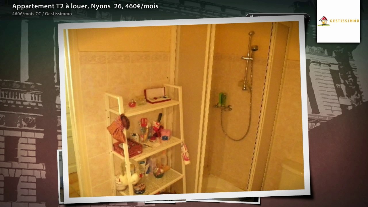 Appartement T2 à louer, Nyons  26, 460€/mois
