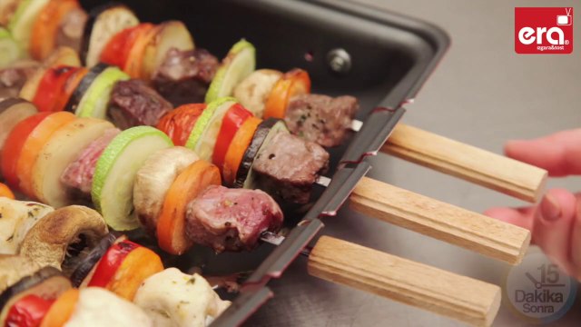 ERA SM-2 “ GRİLLEX “4 ‘Ü 1 Arada -Kapaklı -Kokusuz-Dumansız- Yıkanabilir- Elektrikli Izgara