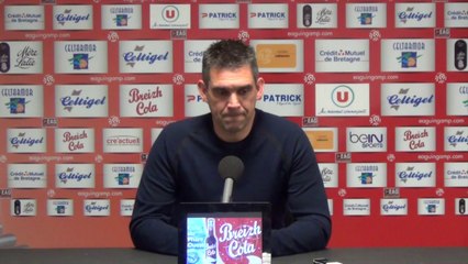L1-J31 LILLE-GUINGAMP La conférence de presse de Jocelyn Gourvennec d'avant match
