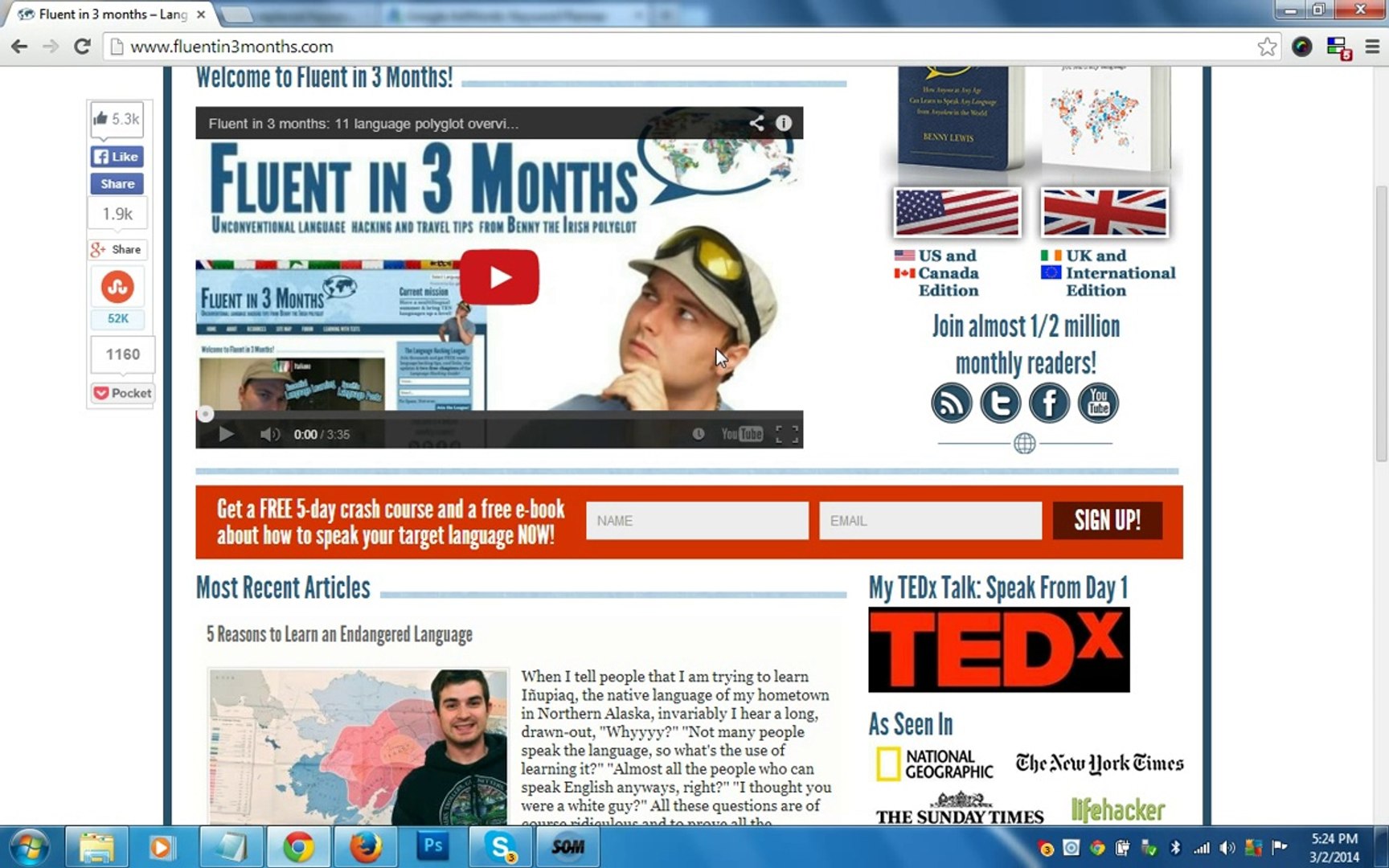 How to Learn Languages Online Free|Fluent in 3 months|English Language Course?