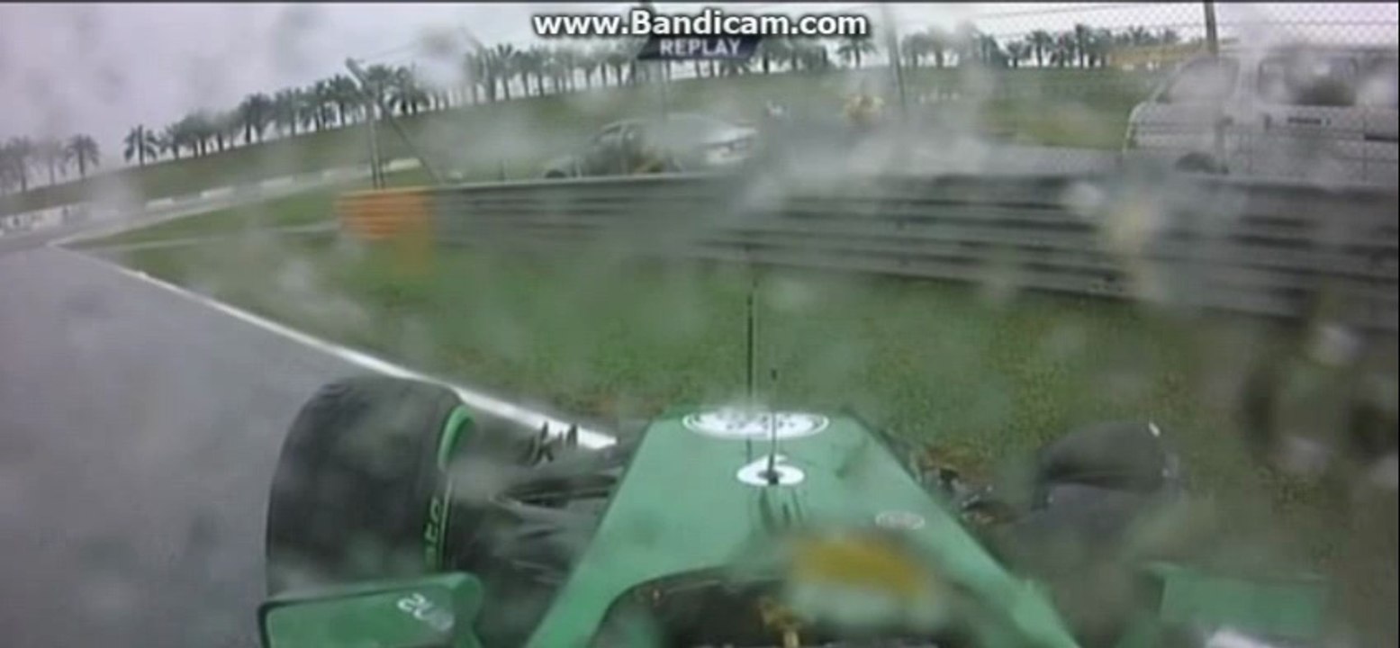 F1 2014 Malaysian Grand Prix - Marcus Ericsson Onboard Crash