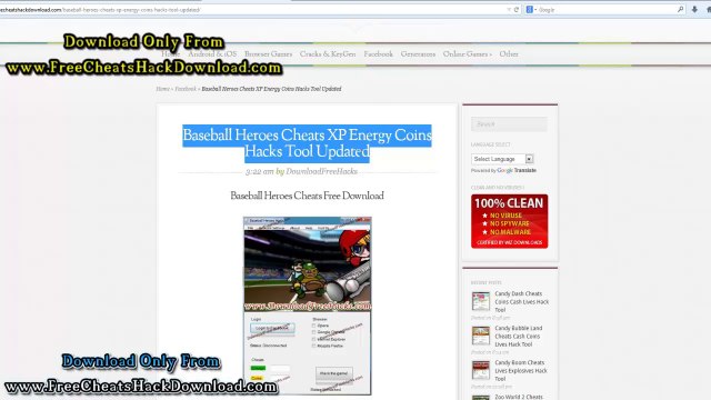 Baseball Heroes Hack 2014 Update (No Survey Download)