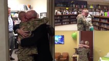 Emotional Reunions as Soldier Surprises Family