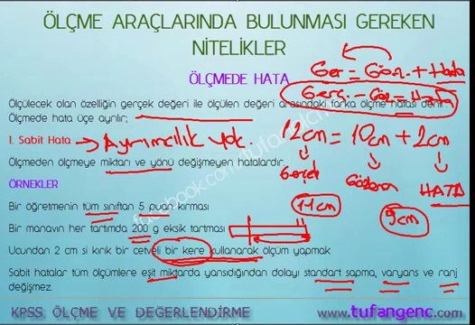 KPSS ÖLÇME VE DEĞERLENDİRME - 7