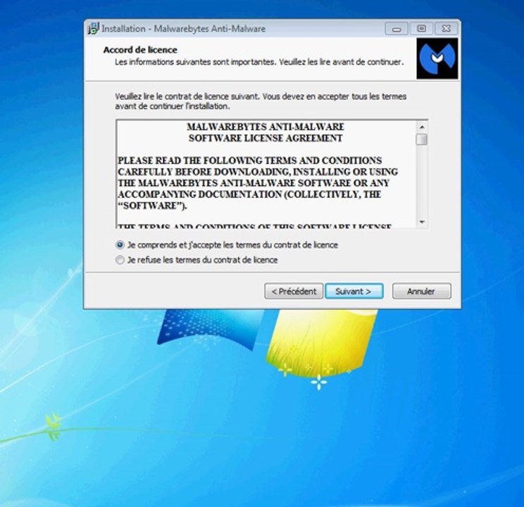 Installation de Malwarebytes 2