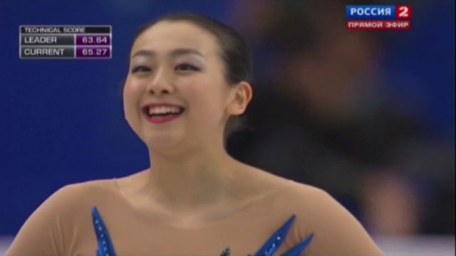 （ソトニコワ解説）浅田真央FS - 世界選手権2014 , Mao Asada FS - World Figure Skating Championships 2014