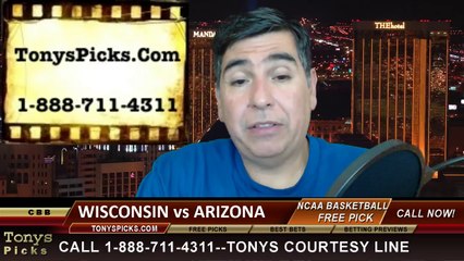 Download Video: Arizona Wildcats vs. Wisconsin Badgers Pick Prediction NCAA Tournament College Basketball Odds Preview 3-29-2014