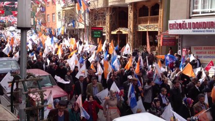 Kızılcahamam Ak Partinin Düzenlediği Sevgi Yürüyüşünde bir araya geldi