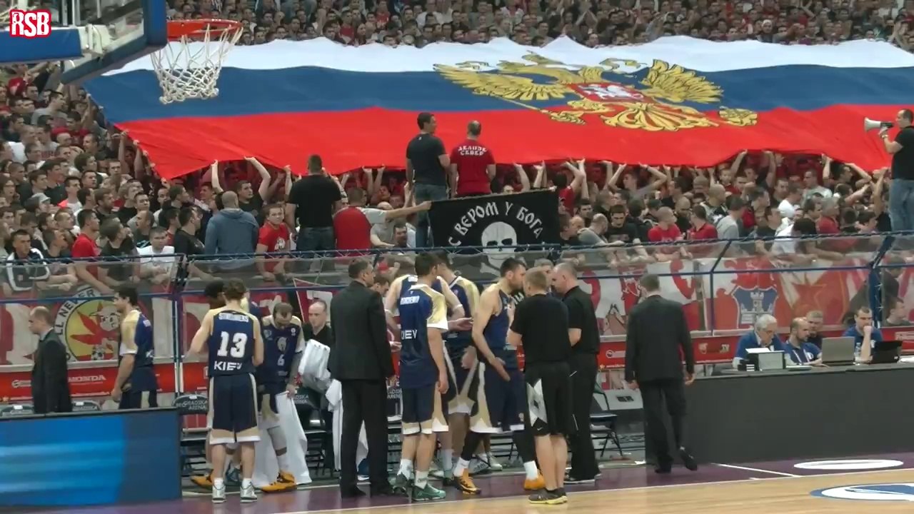 Delije na utakmici Crvena zvezda - Budiveljnik,...