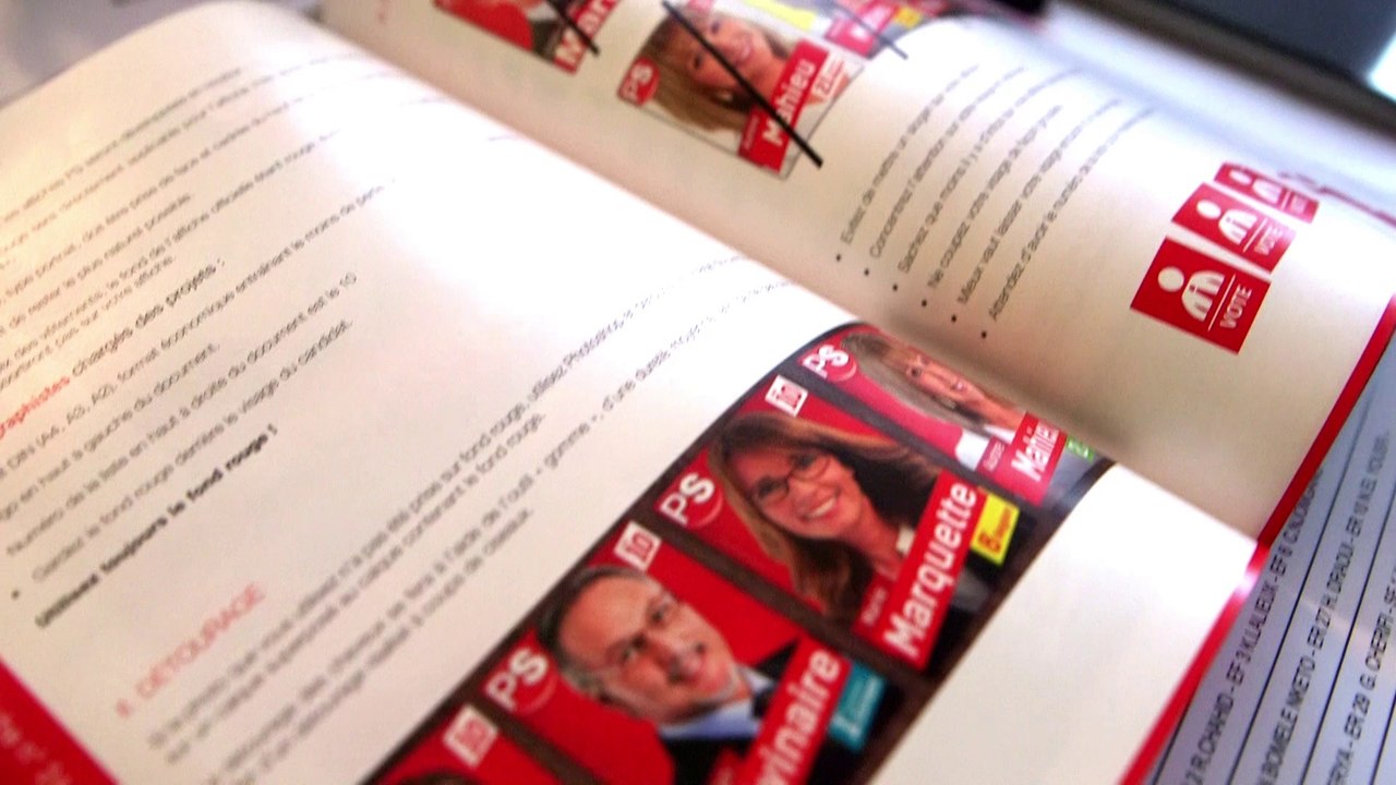 Séance photo pour les candidats PS.