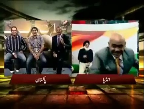 Pakistani Former Cricketers vs Former Indian Funny singing!