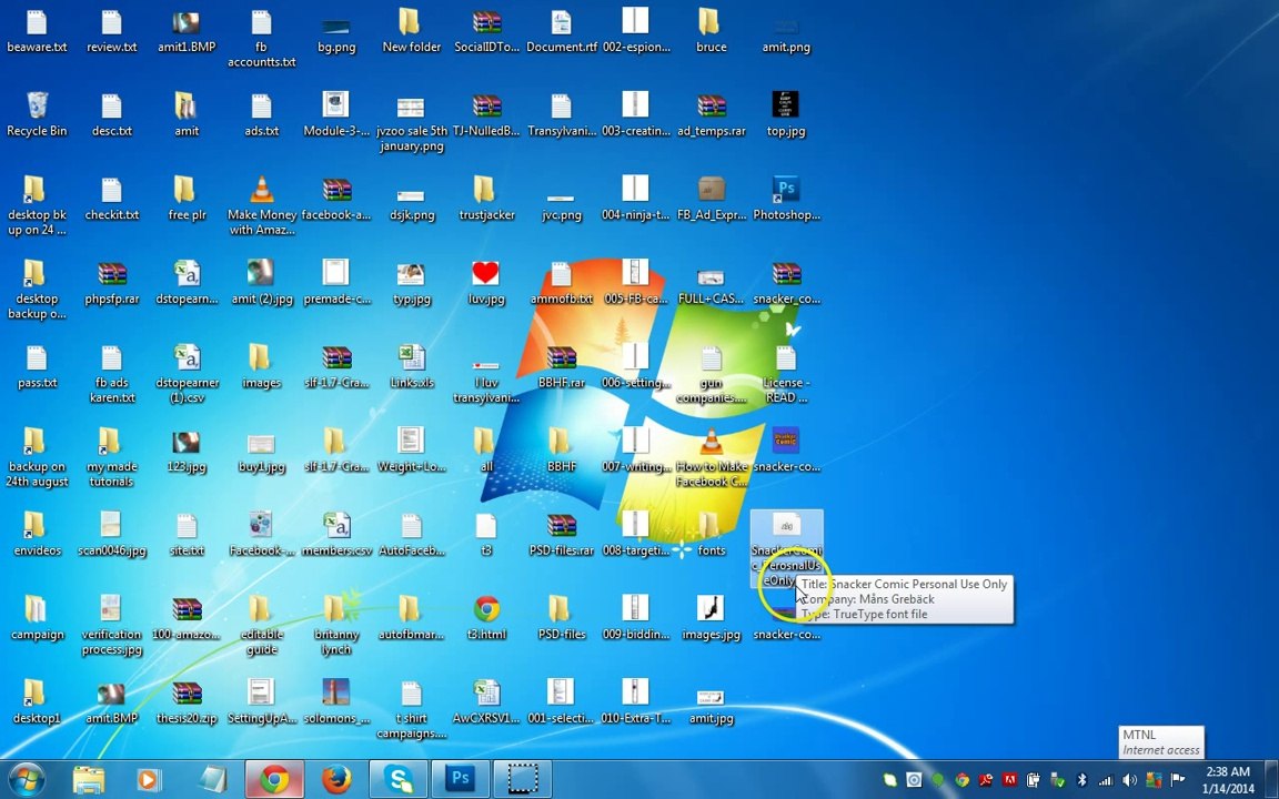[COOL FONTS]How to install Fonts in Photoshop|Fonts installing in Adobe Photoshop Easy Way