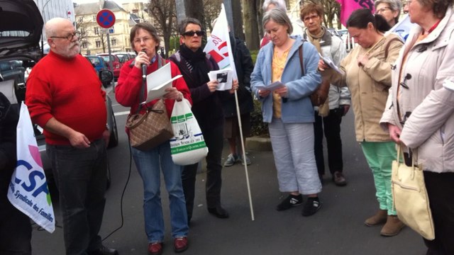Manifestation contre la reprise des expulsions locatives