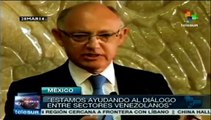 Cancilleres de Argentina y México respaldan exhortos de paz de Maduro