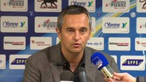 Conférence de presse AJ Auxerre - ESTAC Troyes (0-0) : Jean-Luc VANNUCHI (AJA) - Jean-Marc FURLAN (ESTAC) - 2013/2014