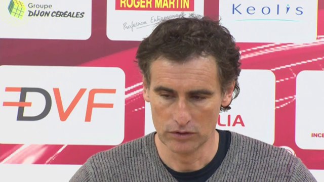 Conférence de presse Dijon FCO - AC Arles Avignon (1-1) : Olivier DALL'OGLIO (DFCO) - Franck DUMAS (ACA) - 2013/2014