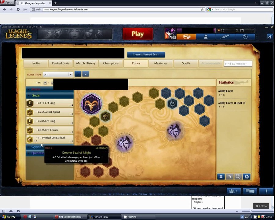 PlayerUp.com - Buy Sell Accounts - League Of Legends Account For Sale 6
