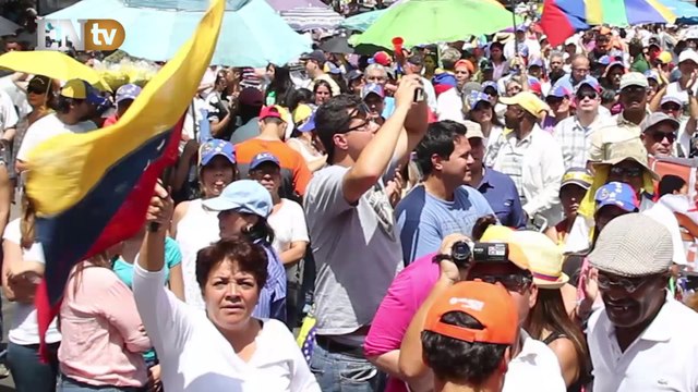 Oposición cumplió nueva jornada de manifestaciones
