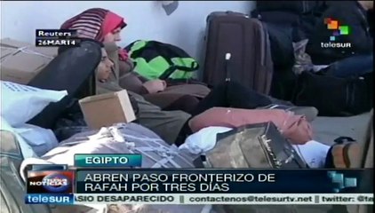 Abre El Cairo el Paso de Rafah; permanecerá así sólo tres días