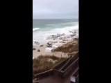 Tidal Surge Washes Onto Panama City Beach