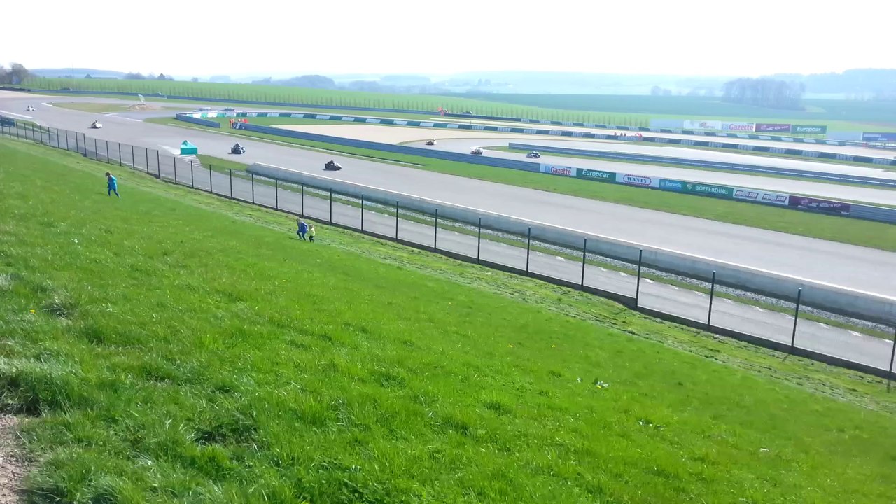 Side Car F1 Sebastien Seret & Rodrigue , Circuit de Mettet 29/03/2014