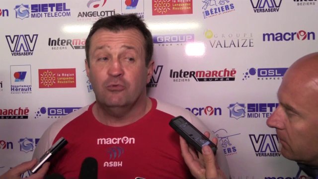 25e journée Pro D2 ASBH - Mt de Marsan Réaction Christophe Hamacek