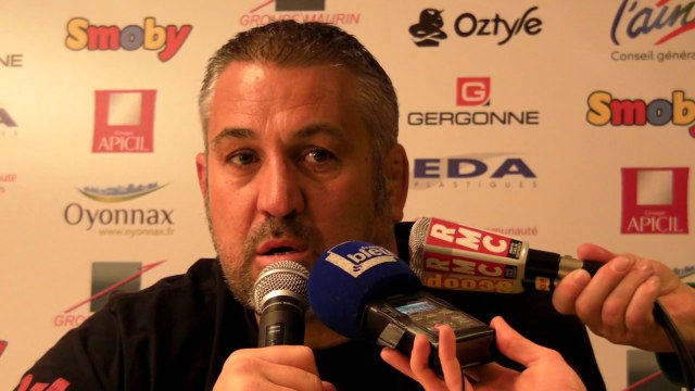 Rugby Top 14 - Christophe Urios réagit après Oyonnax - Grenoble (2e partie)