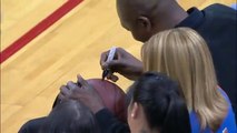 Rockets Fan Catches Hakeem-Autographed Ball and What He Does Next Is AMAZING