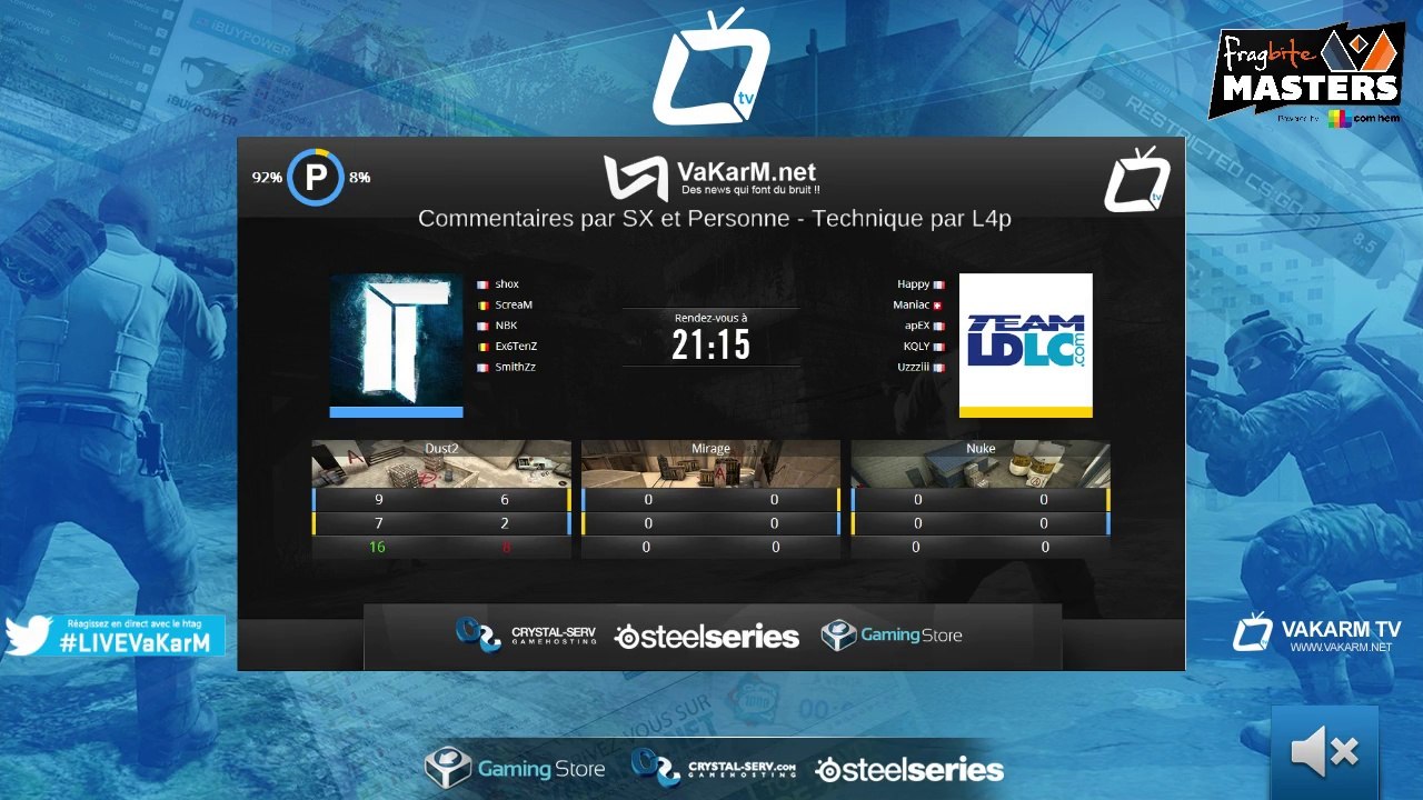 Titan vs LDLC - Fragbite Masters - Mirage