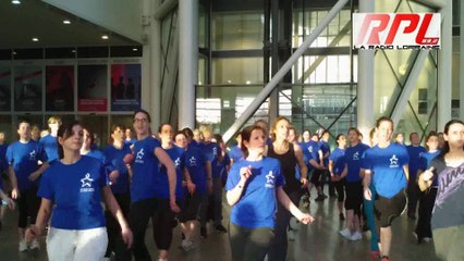 Zumba Bleue 2014 au Centre Pompidou-Metz