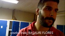 Joseba inaki BASAURI FLORES après la victoire aurillacoise contre Tarbes